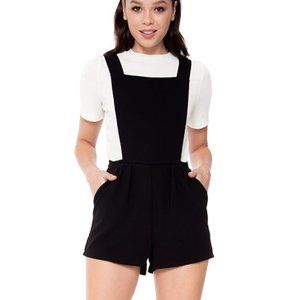 Lovers + Friends Black Finley Romper